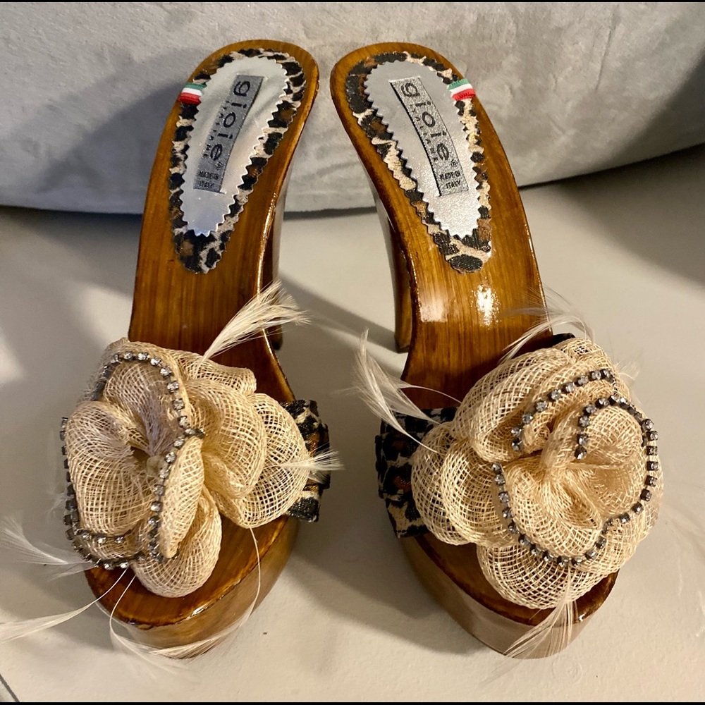 Gioie Italiane Handcrafted Clogged Mule Heels